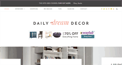 Desktop Screenshot of dailydreamdecor.com